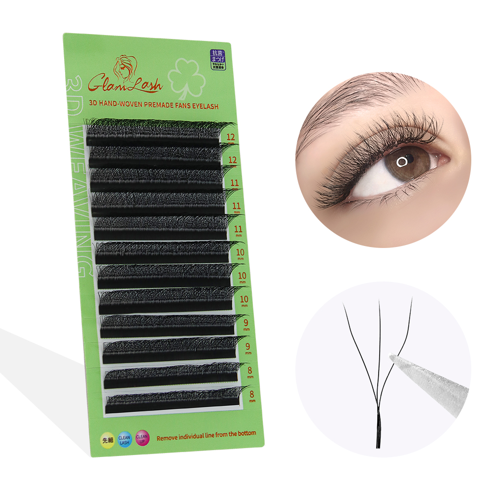 Eyelash Extension Yy - GLAMLASH W Shape Eyelash Extensions 3D4D5D