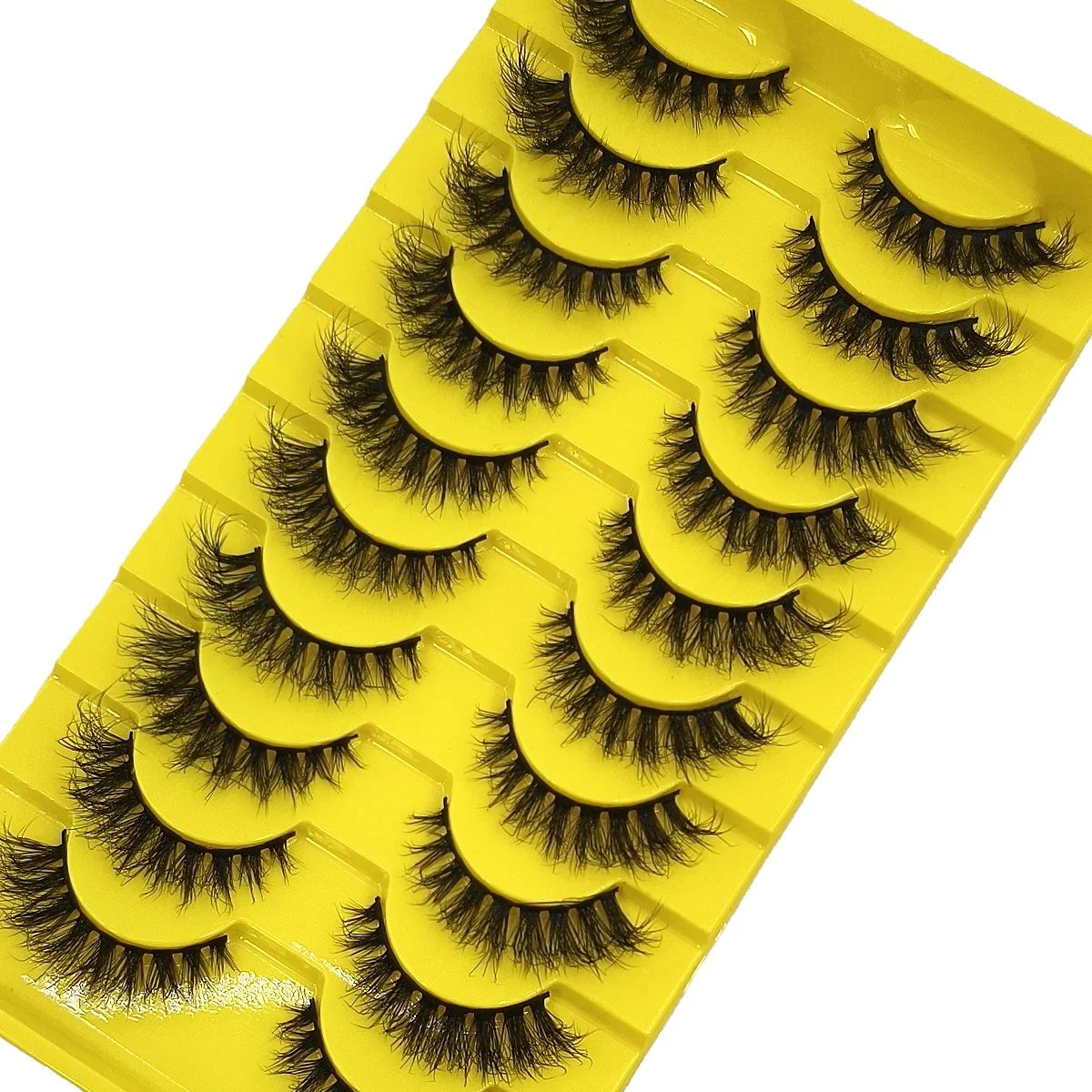 Eyelash Extension Cat Eye Wispy - HBZGTLADNew 3D Wispy False LashesVolume Cat
