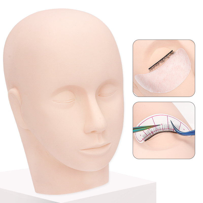Eyelash Extension Class - 1pcs Eyelash Extension Training Head Lash
