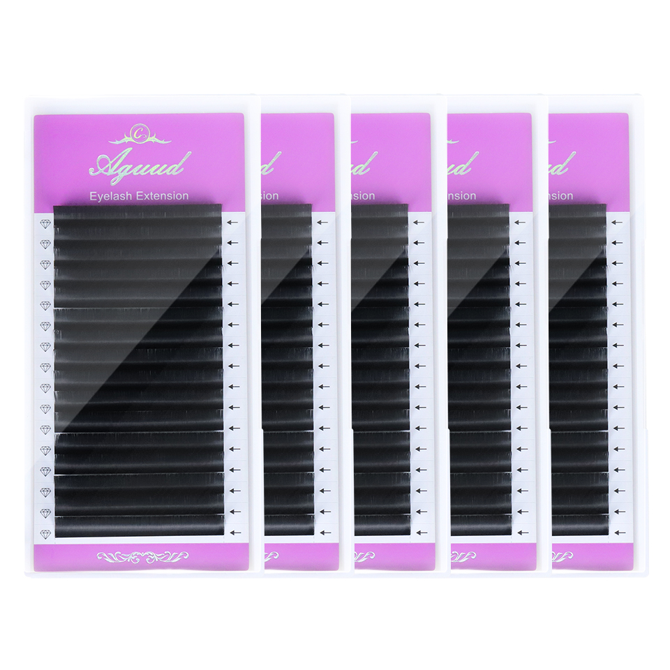 Eyelash Extension Mega Volume - AGUUD 5 trays/lot NEW Super Matte