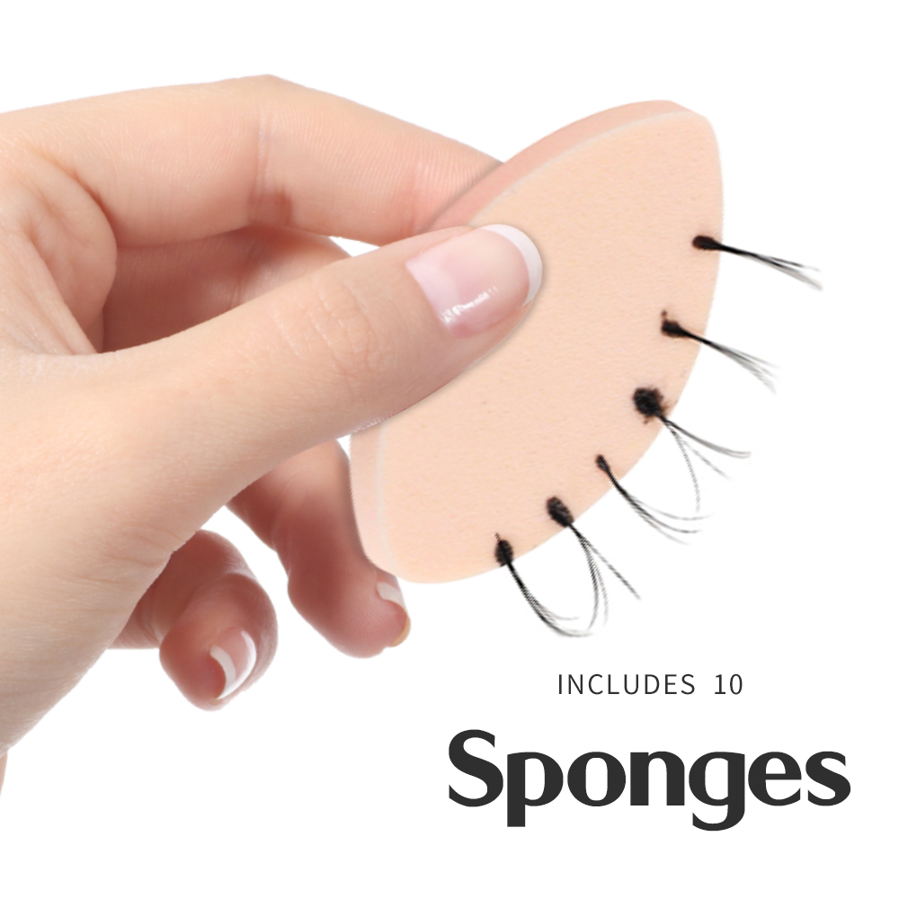 100pcs Soft Sponge False Eyela - Eyelash Extension Class recension och pris