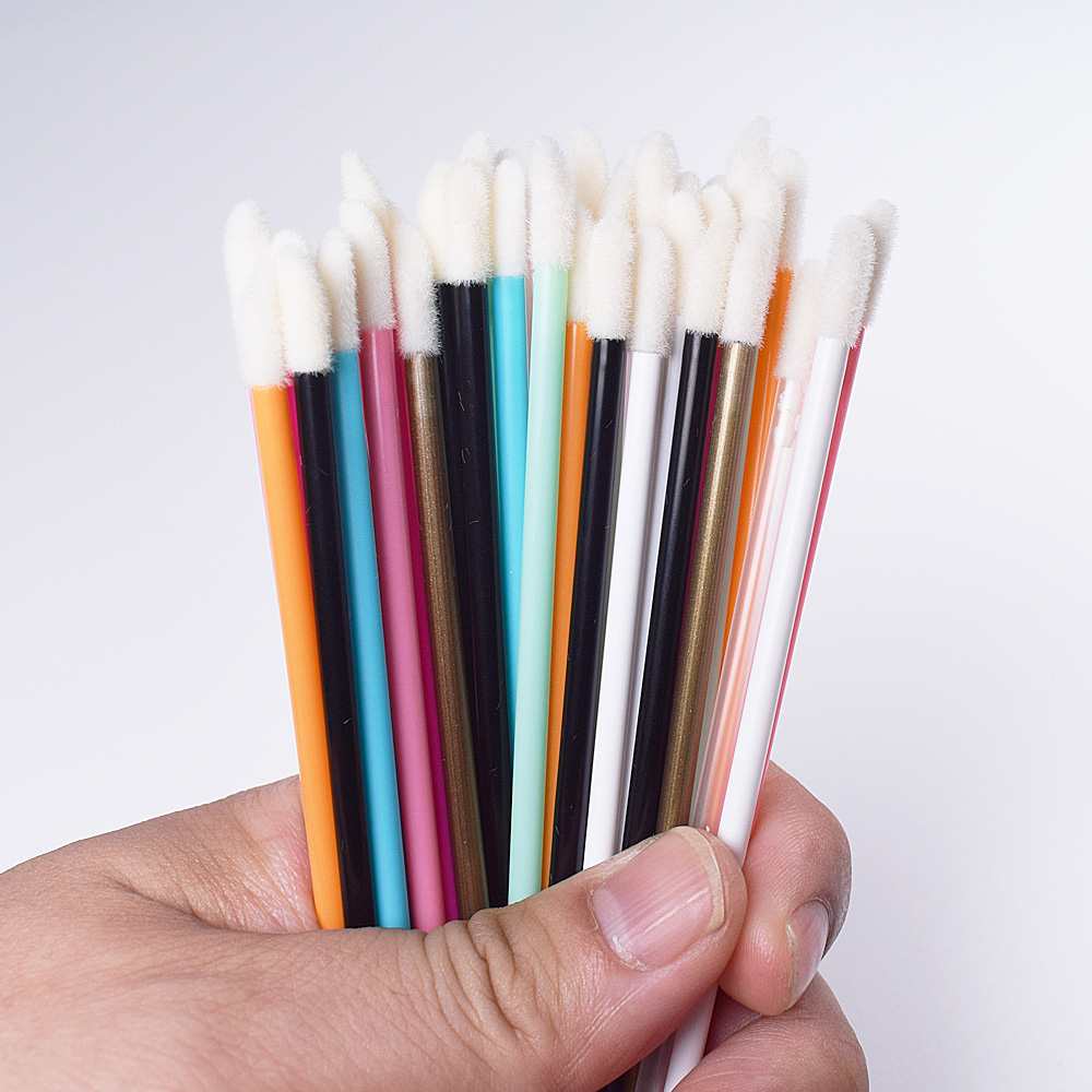 50Pcs Disposable Lip Brush Eye - Eyelash Extension Options recension och pris