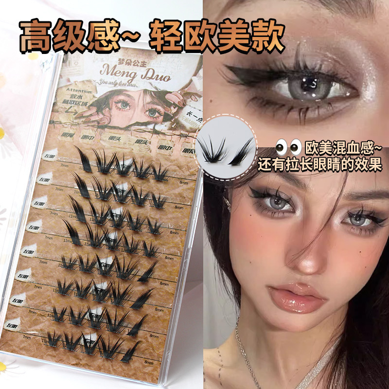 New Cat Eye Mink Eyelashes 3D  - Eyelash Extension Cat Eye Wispy recension och pris