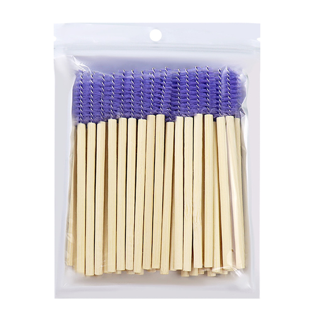 50Pcs Bamboo Handle Eyelash Br - Eyelash Extension Options recension och pris