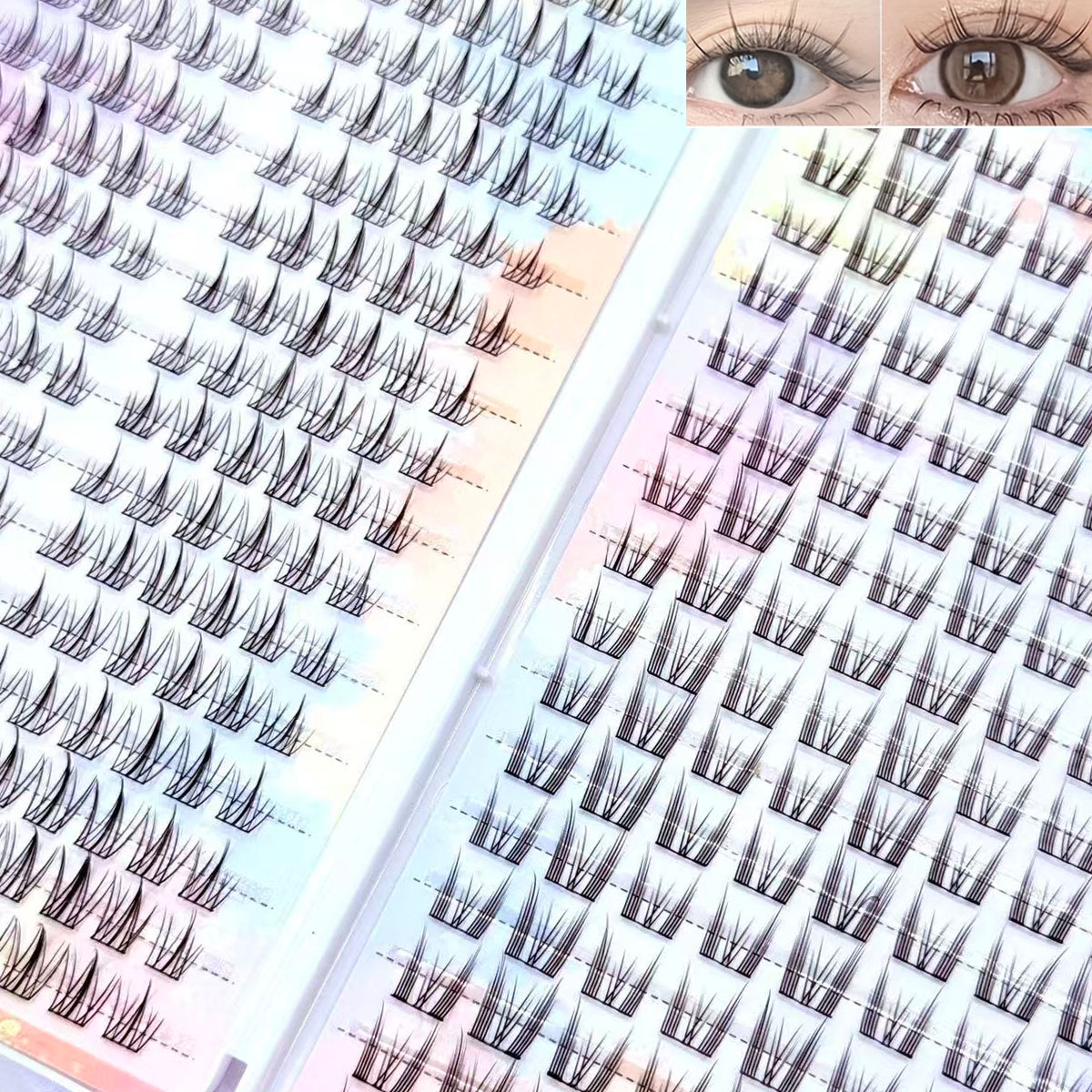 Hot Selling  Sunflower and Cat - Eyelash Extension Cat Eye Wispy recension och pris