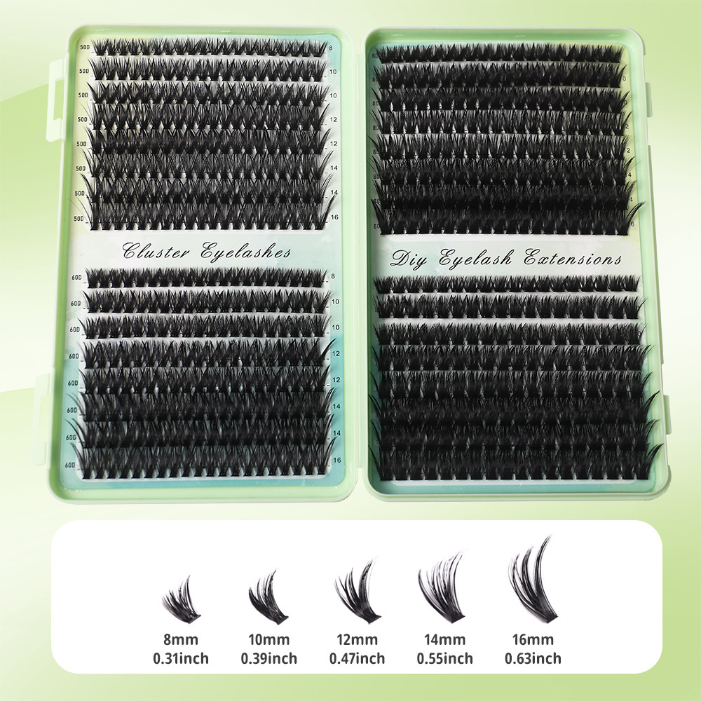 Lashes Cluster DIY Lash Extens - Eyelash Extension Cat Eye Wispy recension och pris