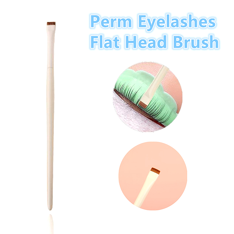 5/3/1PCS Flat Head Perm Brush  - Eyelash Extension Class recension och pris
