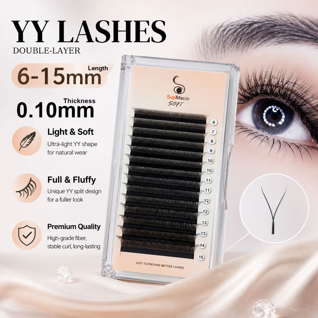 Supmacio 0.10 mm YY Lash Y Sha - Eyelash Extension Yy recension och pris
