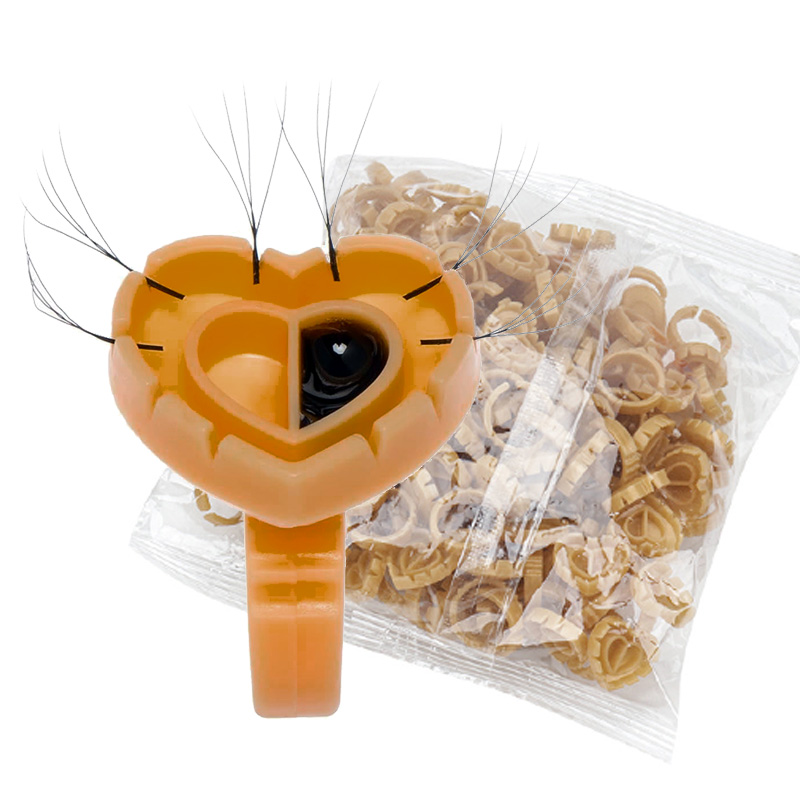 500PCS Glue Rings for Lash Ext - Eyelash Extension Class recension och pris