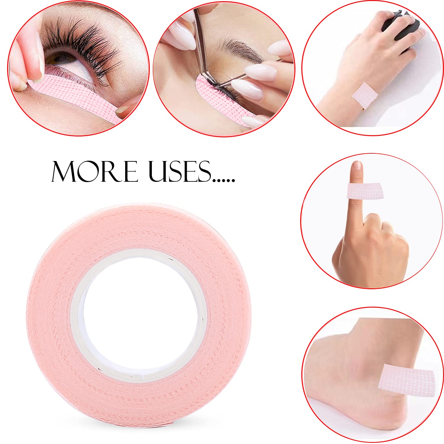 6 Rolls Eyelash Tape,Adhesive  - Eyelash Extension Class recension och pris