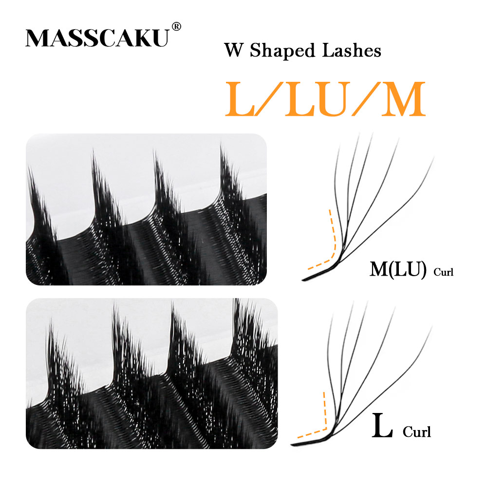 MASSCAKU L LU M Curl YY/W Shap - Eyelash Extension Yy recension och pris