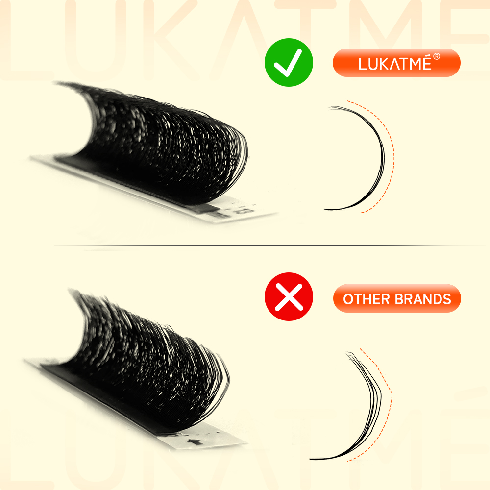 LUKATME W 3D 4D 5D 6D 7D Eyela - Eyelash Extension Yy recension och pris