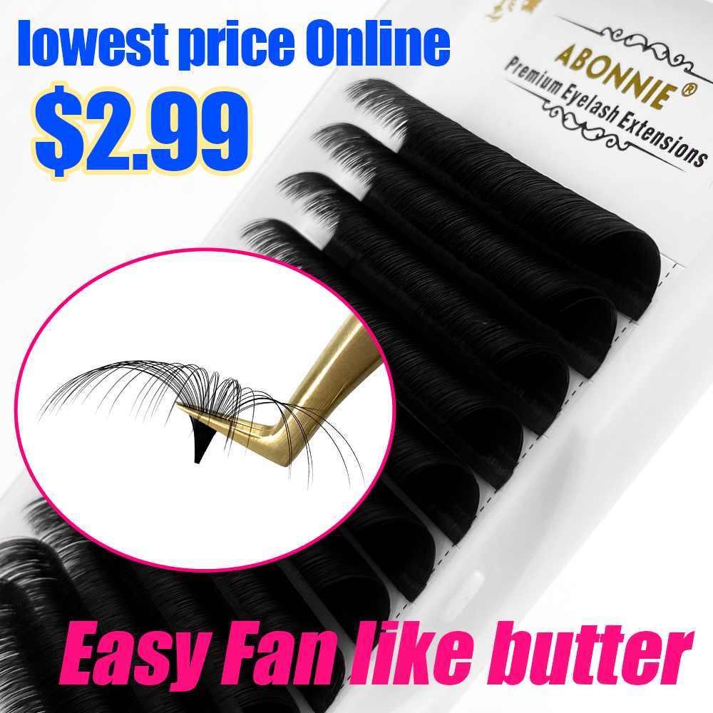 Abonnie 0.03-0.10mm Easy Fan L - Eyelash Extension Mega Volume recension och pris
