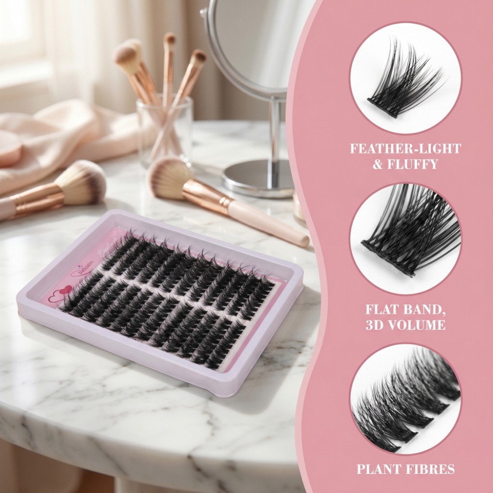 Cat Eye Eyelashes Clusters Wis - Eyelash Extension Cat Eye Wispy recension och pris