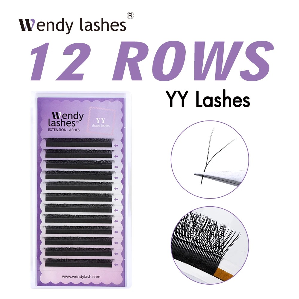 WENDY 2D YY Shape C/D Curl Eya - Eyelash Extension Yy recension och pris