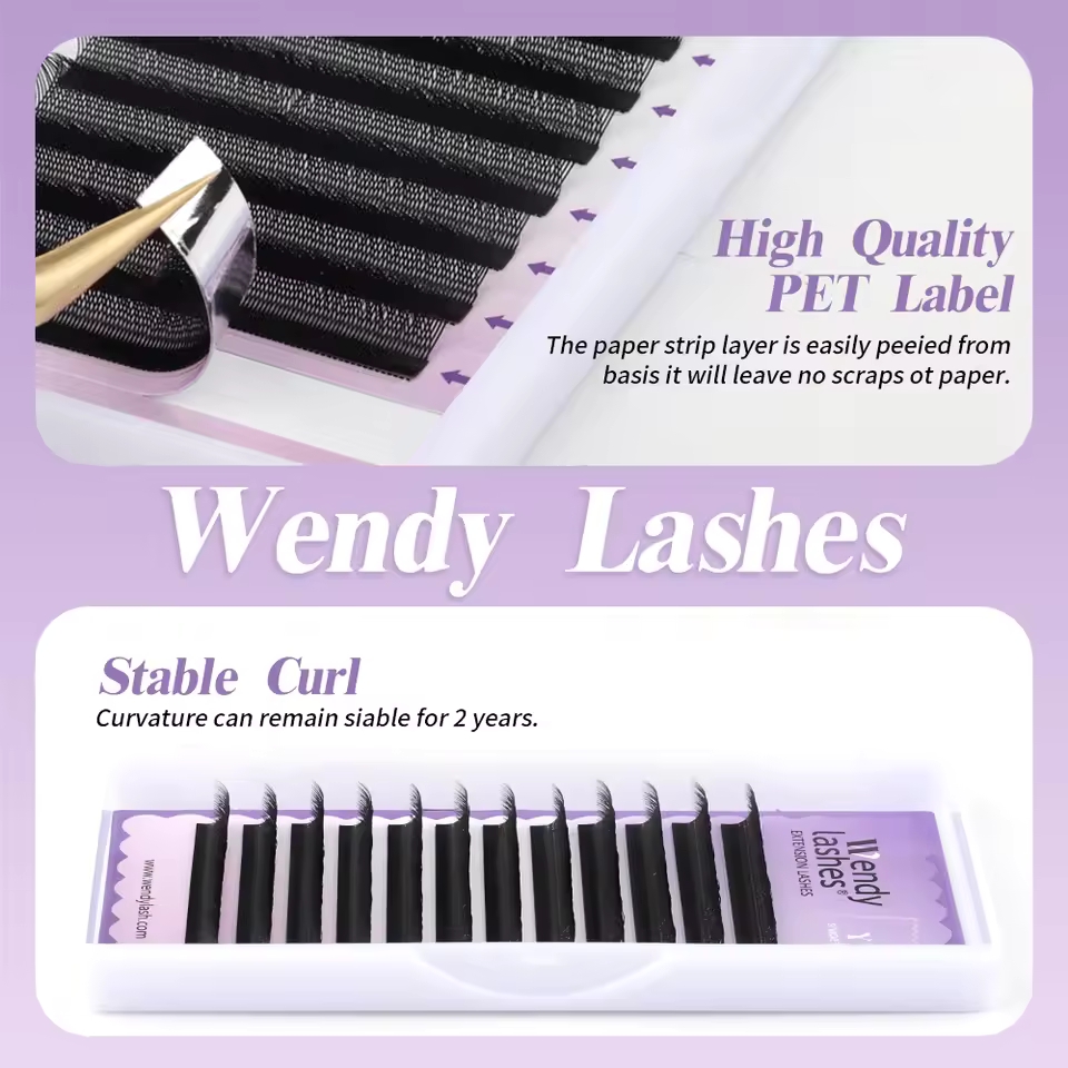 WENDY 2D YY Shape C/D Curl Eya - Eyelash Extension Yy recension och pris