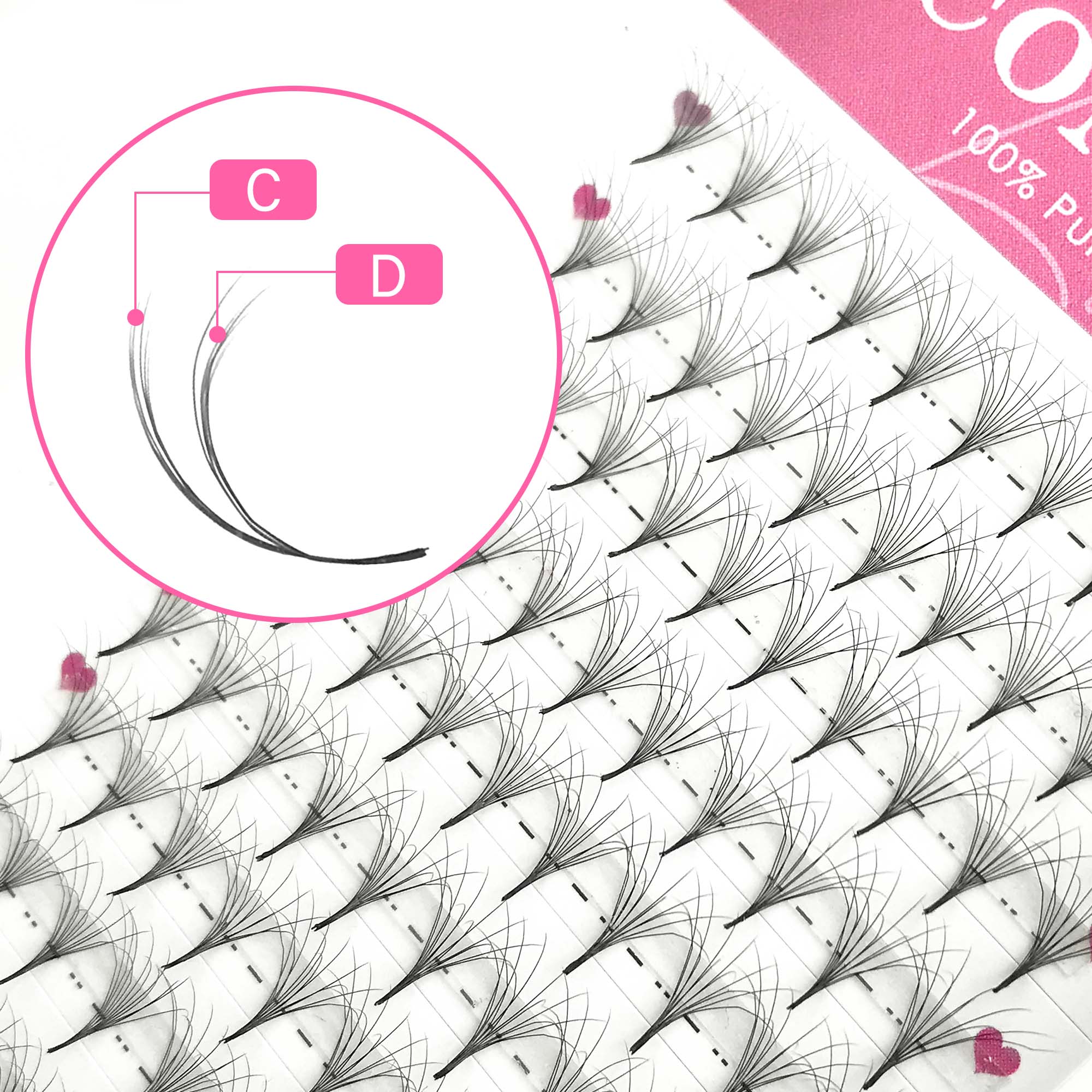 CoMango Double-Layer Fluffy Pr - Eyelash Extension Mega Volume recension och pris