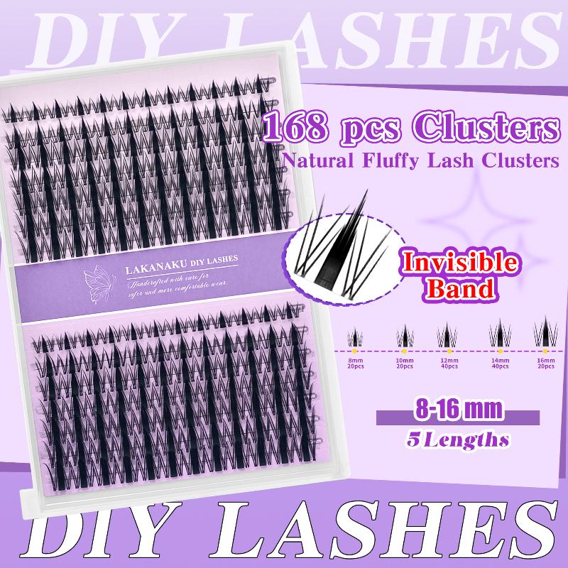 Natural Eyelashes Lashes Clust - Eyelash Extension Options recension och pris