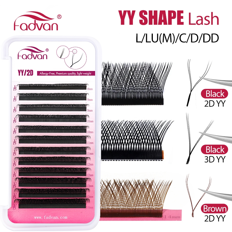 FADVAN YY/SYY Shape L/LU(M)/C/ - Eyelash Extension Yy recension och pris