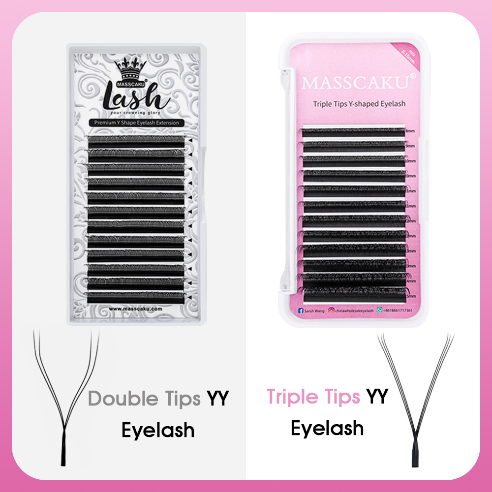 MASSCAKU Hot Selling Natural P - Eyelash Extension Yy recension och pris