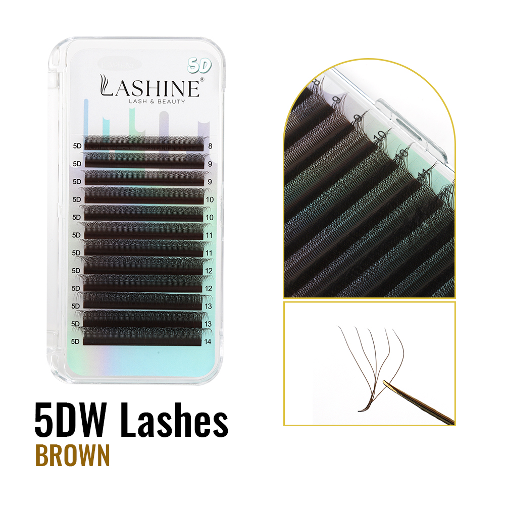 LASHINE Brown YY/3D/4D/5D W Sh - Eyelash Extension Yy recension och pris