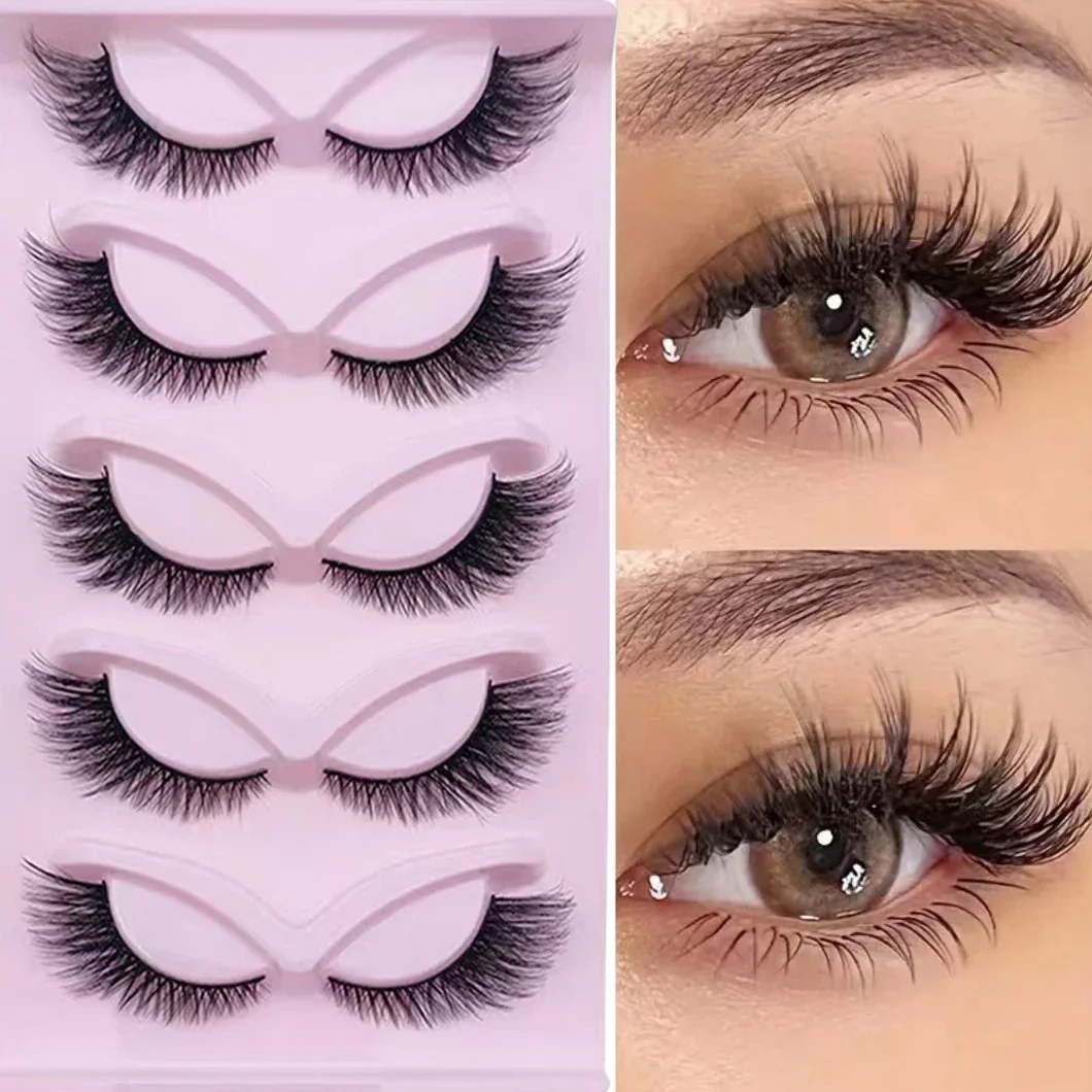 5 Pairs Cat Eye Lashes Wispy F - Eyelash Extension Cat Eye Wispy recension och pris