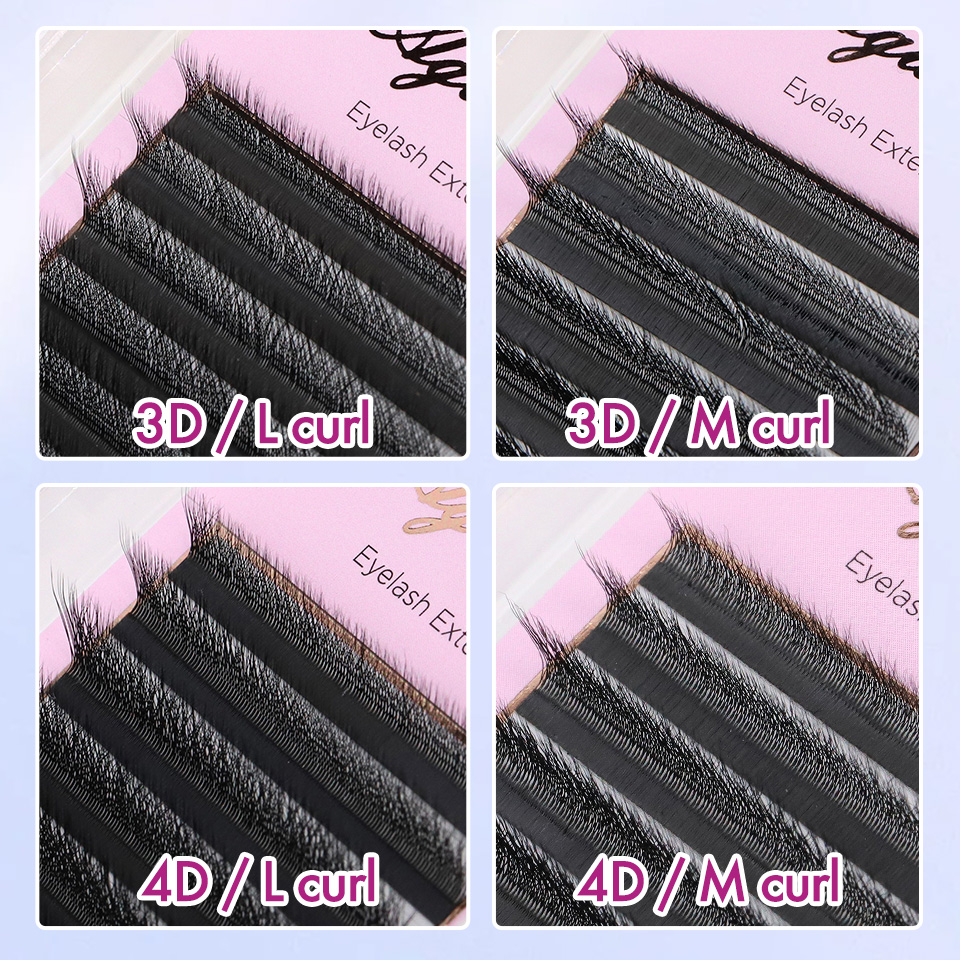 AGUUD L M W Shape Lashes 3D Cl - Eyelash Extension Yy recension och pris