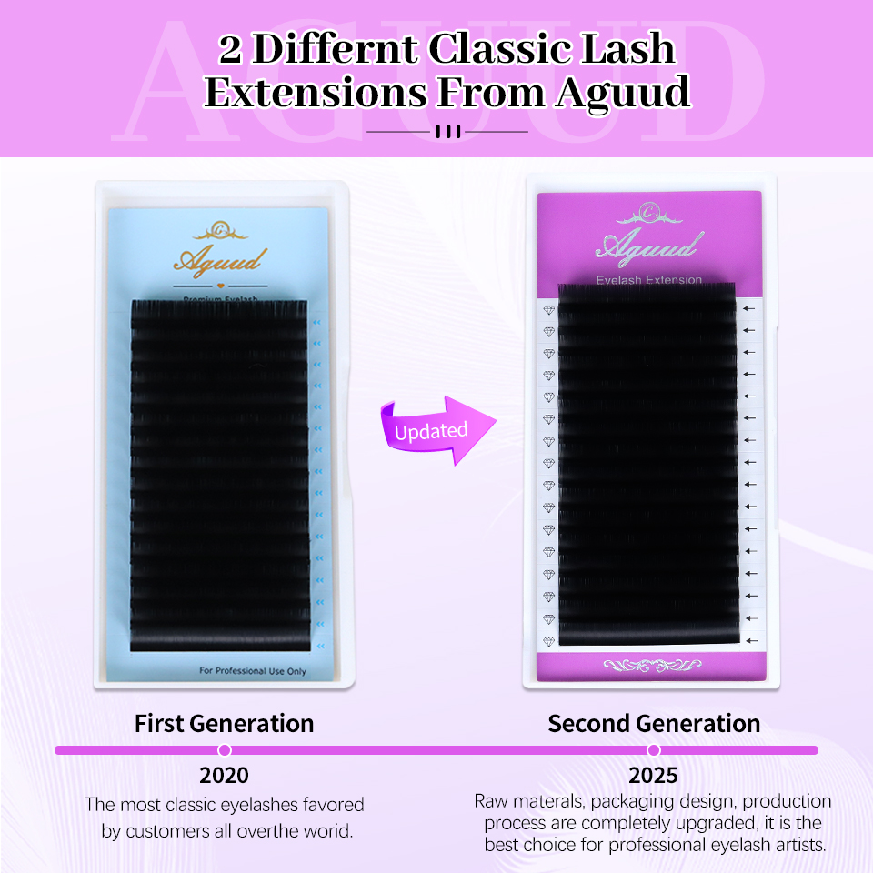 AGUUD 5 trays/lot NEW Super Ma - Eyelash Extension Mega Volume recension och pris