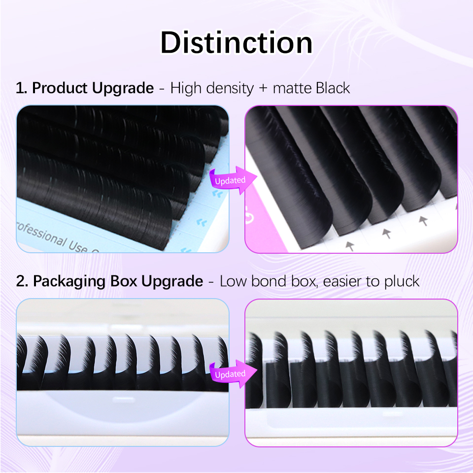 AGUUD 5 trays/lot NEW Super Ma - Eyelash Extension Mega Volume recension och pris