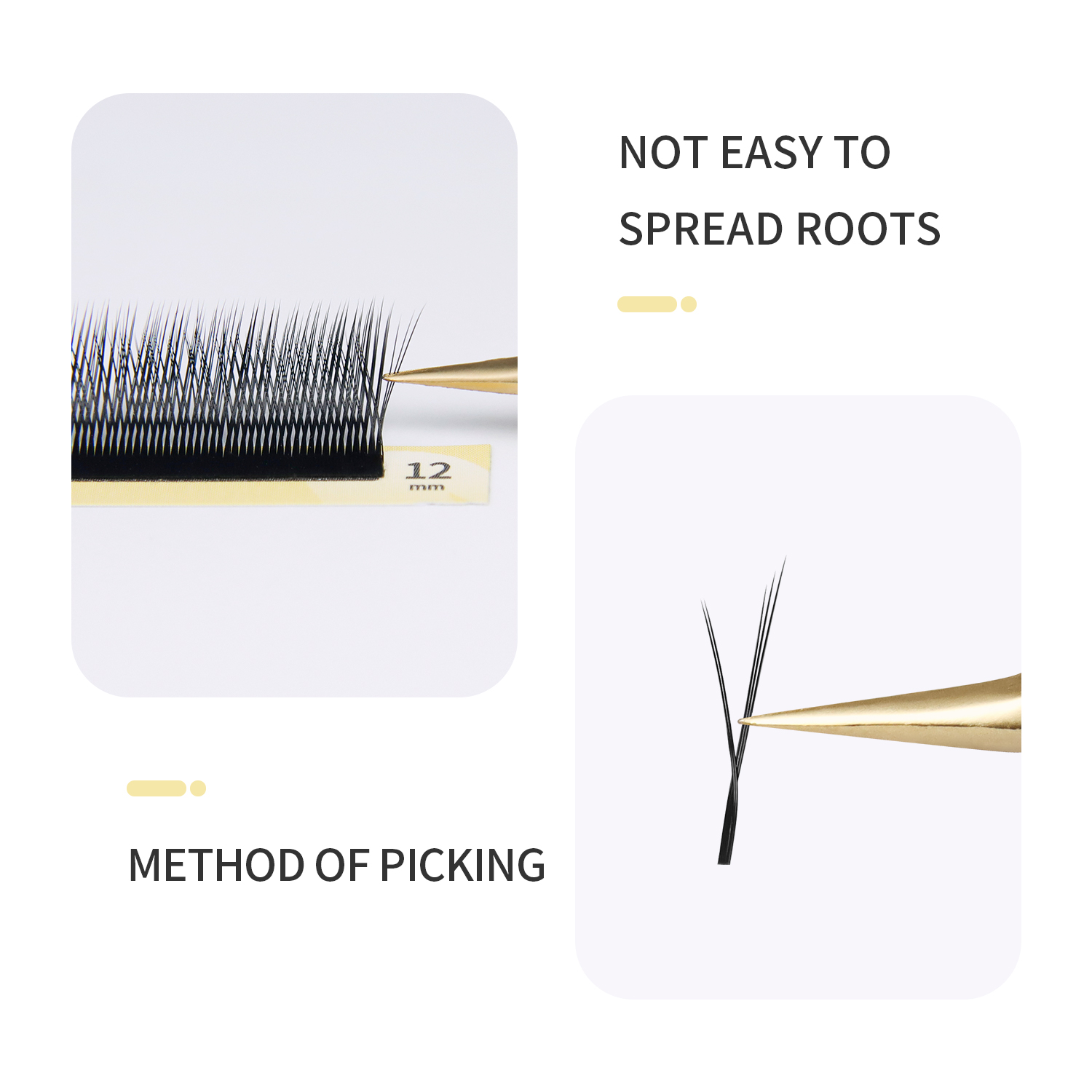 GLAMLASH Flying YY 3DW 4DW 5DW - Eyelash Extension Mega Volume recension och pris