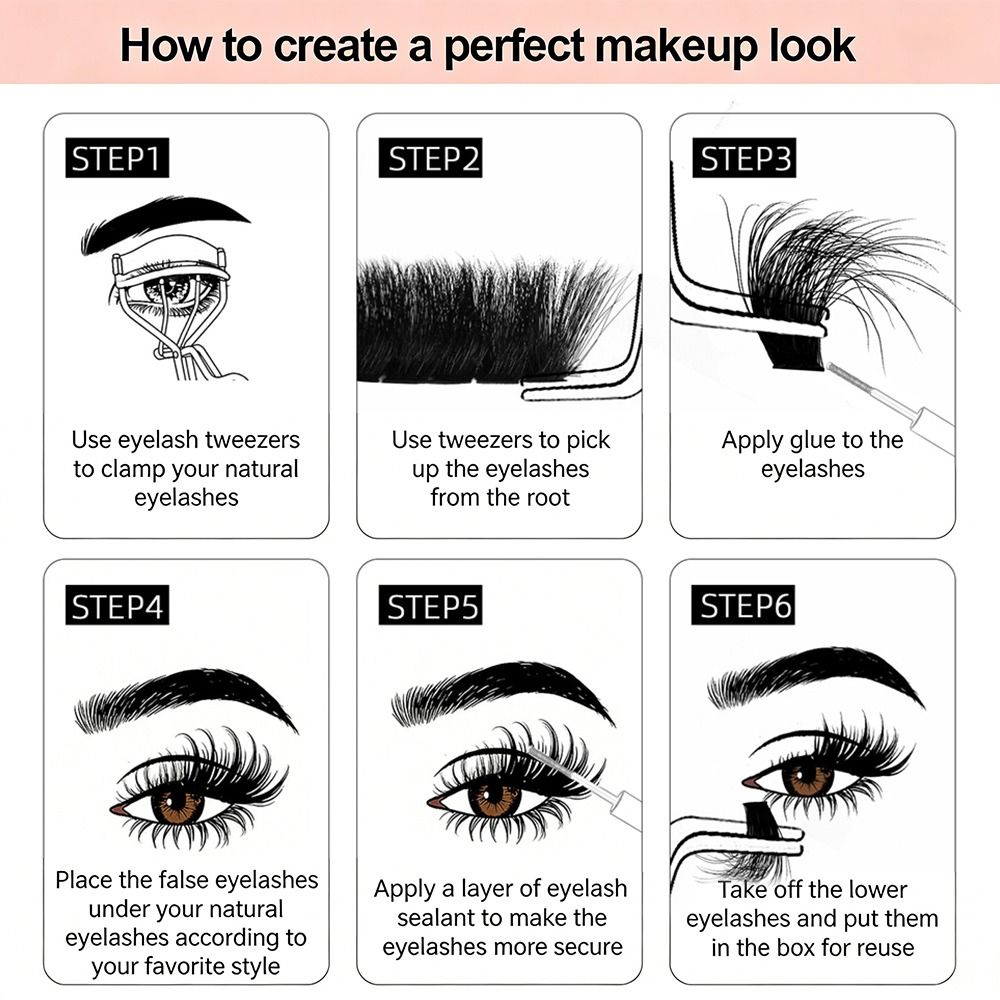 Long Lasting D Curl False Eyel - Eyelash Extension Mega Volume recension och pris