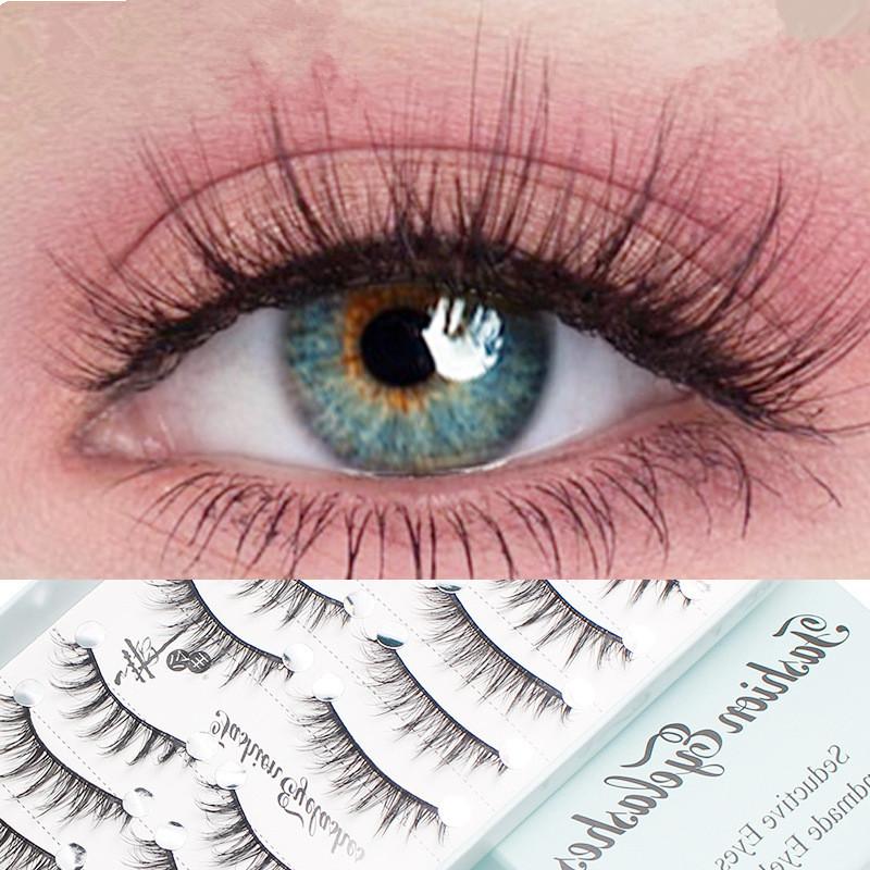 10 Pairs Natural Long Wispy Ca - Eyelash Extension Cat Eye Wispy recension och pris