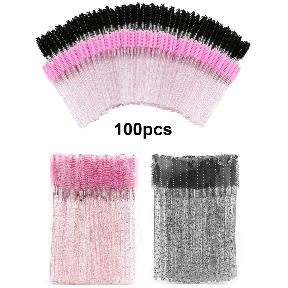 Wholesale 100PCS Mascara Spool - Eyelash Extension Options recension och pris