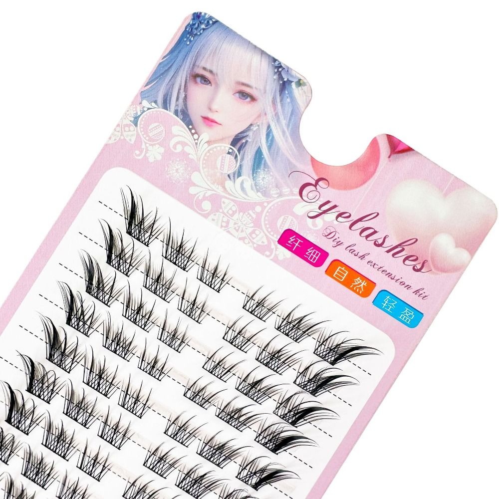 Women Beauty 3D Cat Eye Cluste - Eyelash Extension Cat Eye Wispy recension och pris